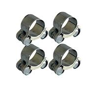 Boltza W1 - Súper abrazadera de manguera de un solo perno, supra clip, escape de goma de silicona x4 22-25mm