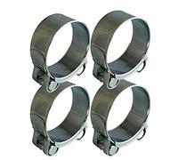 Boltza W1 - Súper abrazadera de manguera de un solo perno, supra clip, escape de goma de silicona x4 32-35mm