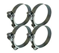 Boltza W1 - Súper abrazadera de manguera de un solo perno, supra clip, escape de goma de silicona x4 86-91mm