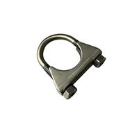 Boltza W4 - Abrazadera universal de acero inoxidable con perno en U, abrazadera de alta resistencia para escape con tuercas x 1 64mm