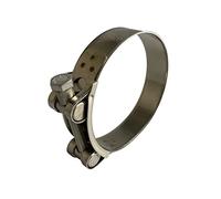 Boltza W4 - Súper abrazadera de manguera de un solo perno, clip supra, escape de goma de silicona x1 64-67mm