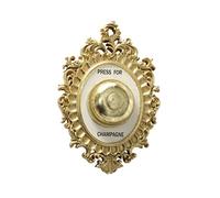Boltze 1016154 - Cuadro Decorativo para Amantes del champán, diseño Elegante, decoración de Pared con Timbre indicado, Color Dorado y Blanco