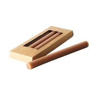 Boltze 2060648 Classic - Juego de 4 velas (25 cm, cera, superficie estriada, diseño clásico, vela de varilla, color marrón, decoración)