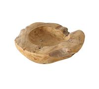 BOLTZE 3245300 - Cuenco de teca (30 x 30 x 9 cm, redondo), color marrón