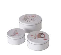 Boltze Home Fiete - Juego de 3 botes para almacenaje (diámetro de 14 a 20 cm)