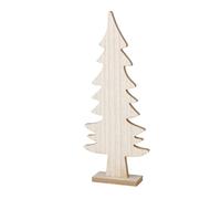 BOLTZE Kjell 1006922 - Figura Decorativa (Madera, Altura 40 cm), diseño de árbol de Navidad, Color Natural