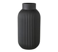 Boltze Nordika Jarrón Negro Mate 30 cm (1 Unidad)