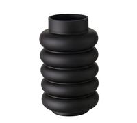 BOLTZE Ribbo 2033620 - Jarrón (Cristal, Mate, Altura de 25 cm, diámetro de 15 cm, Redondo, Resistente al Agua, Hecho a Mano, diseño Minimalista, florero Decorativo)
