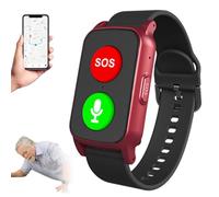 BoluDukNN Dispositivos De Alerta De Caídas para Personas Mayores, Sistemas De Alerta para Ancianos con Detección De Caídas, Videollamada HD 4g, Rastreador GPS Y Wi-Fi con Función Sos Red