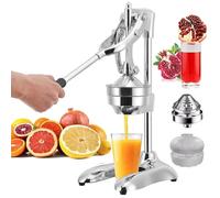BoluDukNN Exprimidor De Cítricos Manual, Exprimidor De Cítricos Resistente, con Cono De Acero Inoxidable, Prensa Manual Comercial, para Naranja, Limón, Pomelo, Fácil De Limpiar