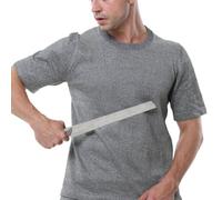 BoluDukNN Prenda Superior De Seguridad De Manga Corta Anti-Corte Y Anti-PUñalada, Camiseta Protectora Nivel 5, Chaleco a Prueba De PUñaladas,para Personal Policial Y De Seguridad A-XXL