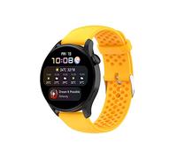 BoLuo 20mm Correa de Reloj para Garmin Venu 2 Plus, Bandas Correa Breathable Silicone Reloj Brazalete Correa para Garmin Vivomove Sport/Garmin Venu/Venu SQ/Forerunner 245/158 Watch (amarillo)