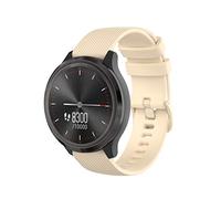 BoLuo 20mm Correa de Reloj para Garmin Venu 2 Plus, Bandas Correa Silicona Reloj Brazalete Correa para Garmin Vivomove Sport/GarminMove Sport/Garmin Venu/Venu SQ/Forerunner 245/158 (beige)