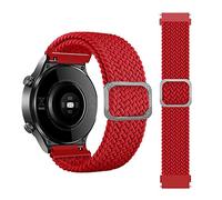 BoLuo 20mm Correa para Garmin Venu SQ,Correas Reloj,Bandas Correa Repuesto,Nylon Reloj Recambio Brazalete Correa Repuesto para Garmin Venu/Vivoactive 3/Forerunner 245/Realme Watch (rojo)
