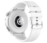 BoLuo 20mm Correa Reloj para Huawei Watch GT3 Pro 43mm /Huawei Watch GT3 42mm /Watch GT2 42mm, Bandas Correa Silicone Reloj Brazalete Correa para Coros Pace 2 /Coros Apex 42mm / Ticwatch E3 (blanco)