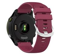 BoLuo 22mm Correa Reloj para Garmin Forerunner 255 Music/Forerunner 255,Bandas Silicone Reloj Brazalete para Garmin Venu 2 /Garmin Vivoactive 4 / Coros Vertix/Coros Apex 46mm /Apex Pro (vino)