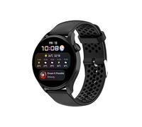 BoLuo 22mm Correa Reloj para Huawei Watch GT Runner/Watch GT3 46MM Band,Bandas Correa Breathable Silicone Reloj Brazalete Correa para Huami Amazfit GTR 3/ Amazfit GTR 3 Pro/Amazfit GTR 2 (negro)