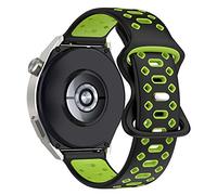 BoLuo 22mm Correa Reloj para Huawei Watch GT3 Pro 46mm / Huawei Watch GT Runner, Bandas Correa Silicone Reloj Brazalete Correa para Huawei Watch 3/ Watch 3 Pro/Huawei Watch GT3 46MM (limon negro)