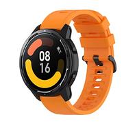 BoLuo 22mm Correa Reloj para Xiaomi Mi Watch S1 Active Band, Bandas Correa Silicone Reloj Brazalete Correa para Xiaomi Mi Watch S1/ MI Watch Color 2 / MI Watch Sport/MI Watch Color Watch (naranja)