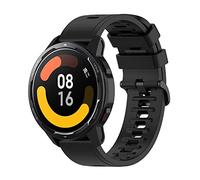 BoLuo 22mm Correa Reloj para Xiaomi Mi Watch S1 Active Band, Bandas Correa Silicone Reloj Brazalete Correa para Xiaomi Mi Watch S1/ MI Watch Color 2 / MI Watch Sport/MI Watch Color Watch (negro)