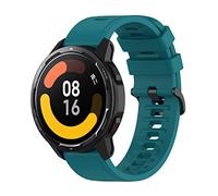 BoLuo Correa de Silicona para Xiaomi Mi Watch S1 Active, S1, Color 2, Sport - 22mm Banda de Reloj (Verde)