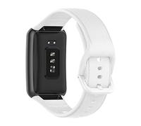 BoLuo Correa para Oppo Watch Free - Banda de Repuesto de Silicona Genuina, Brazalete, Pulsera para Accesorios Oppo Watch Free (Blanco)