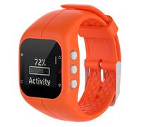 BoLuo Correa para Polar A300, Bandas Correa Repuesto,Correas de Reloj, Silicona Reloj Recambio Ajustable Brazalete Correa Repuesto Strap Wristband para Polar A300 Watch Accessories (naranja)