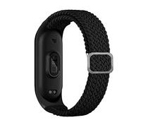 BoLuo Correa para Xiaomi Mi Band 6, Correas Repuesto, Nylon, Negro, 150-175 mm