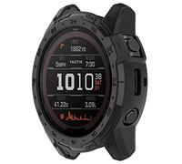 BoLuo Funda Silicona para Garmin Enduro 2 /Garmin Tactix 7 Case, Funda Caso Smartwatch, Flexible Protectora Cover, Funda Reloj Clear TPU Case Protectora para Armin Enduro 2 /Garmin Tactix 7 (Negro)