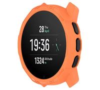 BoLuo Funda Silicona para Suunto 9 Peak Pro/Suunto 9 Peak Case, Funda Caso Smartwatch, Flexible Protectora Cover, Funda Reloj Clear TPU Case Protectora para Suunto 9 Peak Pro/Suunto 9 Peak (Orange)