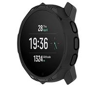 BoLuo Funda Silicona para Suunto 9 Peak Pro/Suunto 9 Peak Case, Funda Caso Smartwatch, Flexible Protectora Cover, Funda Reloj Clear TPU Case Protectora para Suunto 9 Peak Pro/Suunto 9 Peak (negro)