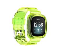 BoLuo Reloj Correa para Fitbit Versa 4 / Fitbit Versa 3, Bandas Correa Armband Correas Reloj Silicona Brazalete Strap Loop Wristband para Fitbit Versa 4 / Versa 3/Fitbit Sense 2 / Sense (amarillo)