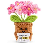 boluoboluomi Regalos para mujeres, bonito que te gibt,Girasol alemán amuleto de la suerte,Mejor amiga regalos regalos para regalo de despedida colega,regalo de jubilación, no, Algodón, No.