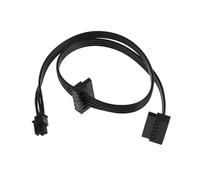 Bolwins Q59S 45cm Mini 4pin to 2x SATA SSD Cable de alimentación para PC - Compatible con placas base Lenovo M410/M610 ATX, ideal para actualizaciones SSD