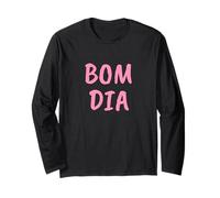 Bom Dia Buenos días Idioma portugués Manga Larga