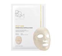 BOM Peptide Power Gold Ampoule Mask - Mascarilla Facial Coreana En Tejido, Hidratación Intensa, Todo Tipo de Pieles, Luminosidad & Firmeza, Fórmula Coreana, Uso Diario | K-Beauty 5pcs/pack 25gx5ea