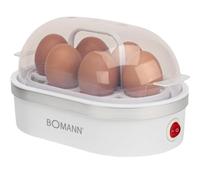 Bomann Cocedor de huevos EK5022CB 400 W Interruptor encendido/apagado y zumbador - Blanco