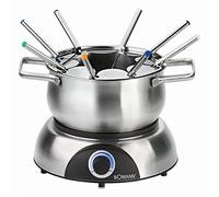 Bomann FD 2248 CB - Fondue eléctrica, 6 comensales, Recipiente 1,2 l, 1400 W