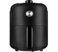 Bomann, Freidora de aire caliente 2.3L Negra FR6076HCB - Cocina saludable sin aceite, Termostato regulable 80-200°C, Temporizador 60 min, Antiadherente, Protección contra sobrecalentamiento