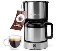 Cafetera Filtro Bomann 660661 1,2L 8-10 tazas jarra termo inox protección antigoteo