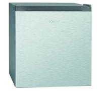 Bomann - KB7245I Mini Frigorífico Minibar, 45 l Congelador 4 l, Termostato Regulable, Puerta Reversible, Clase e Acero Inoxidable - Acero Inoxidable
