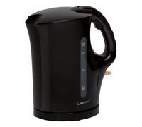 Clatronic Kettle - Hervidor, 1,7 L con desconexión automática y manual, filtro antical extraíble, máx. 2200Watt, WK 3819, negro brillante