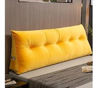 BOMATY Almohada de lectura para cabecero grande, cojín triangular de apoyo lumbar, cojín de apoyo para respaldo, cojín de apoyo para sofá, cama, silla de oficina, cojín de apoyo para el cuello