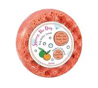 Bomb Cosmetics Esponja con infusión de jabón corporal 2 en 1, exfoliante, hidratante, triple mantequilla, con jabón en el interior, aprieta el día