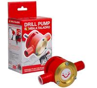 Bomba Adaptable a Taladro - Trasvase de 20 l/min - Apta para Gasoil, Agua, Herbicidas, Anticongelantes - Bomba Excéntrica, Autoaspirante con Paletas Autoajustables