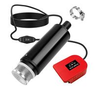 Bomba Agua Bateria Portátil 12V 120W, Compatible con Batería Einhell 18V | 30 L/min Mini Bomba Sumergible Inalámbrica, para Lluvia, Piscina, Estanques y Riego de Jardines (Batería No Incluida)