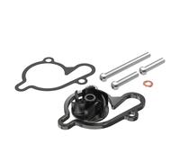 bomba agua con motocicleta Ajuste para Yamaha YZ85 2002-2018, bomba de agua de gran tamaño, enfriador, impulsor, espaciador, Kit Protector de cubierta de bomba de agua Bomba de agua(A-black)