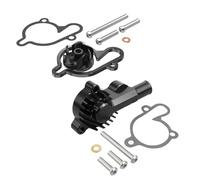 bomba agua con motocicleta Ajuste para Yamaha YZ85 2002-2018, bomba de agua de gran tamaño, enfriador, impulsor, espaciador, Kit Protector de cubierta de bomba de agua Bomba de agua(C-black)