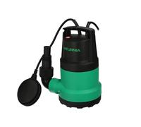 Bomba Aguas Sucias Sumergible 250W. 5.500 lts/hora, Profundidad 5 Mts, Elevación 4,5 mts. Particulas max. Ø 2-3 mm.