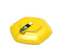 Bomba aireadora eléctrica flotante recargable por USB, amarillo, IPX7 impermeable, funciona con batería de litio, para cubo de cebo vivo, acuario y estanque